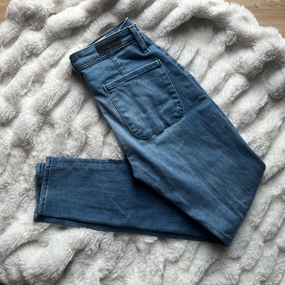 Anthropologie AG Adriano Goldschmied Indigo Slim Jeans